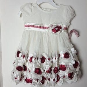 NWT Naunette Baby 18 Month White Dress